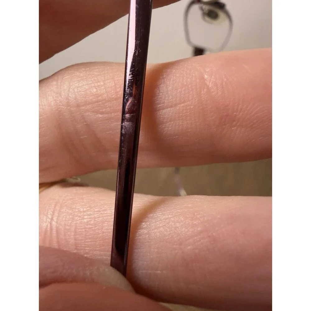 Versace Versus MOD 7006 1043 Rose Gold Metal Half Rim Glasses
